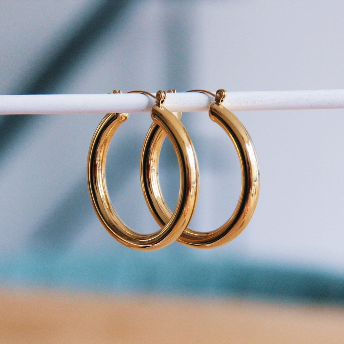 RVS maxi 40mm – goud - Selva & Co