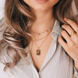 Stainless steel small twisted necklace – gold - Selva & Co