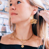 Short chain choker with round clasp - Selva & Co