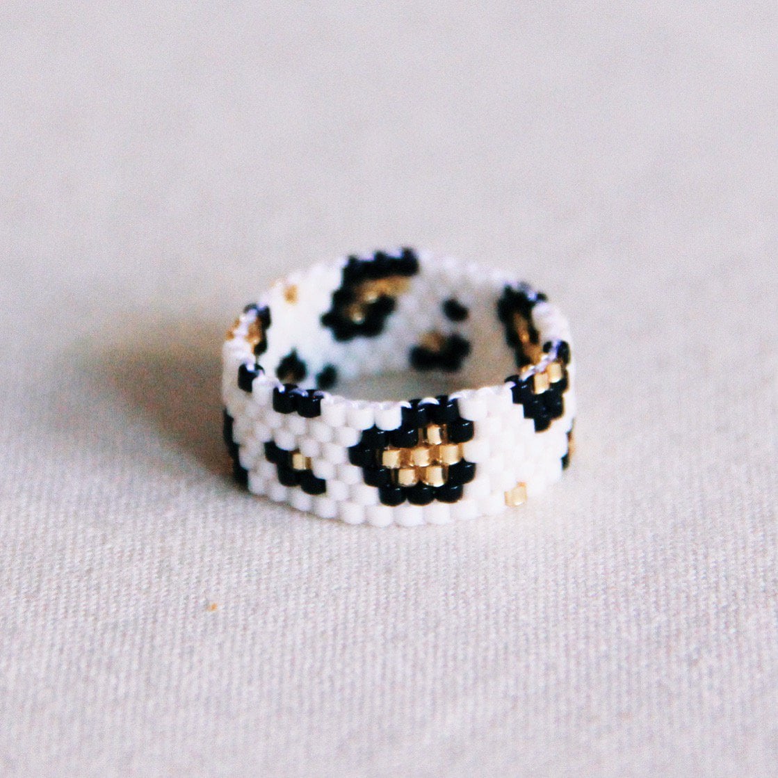 Weave ring leopard - Selva & Co