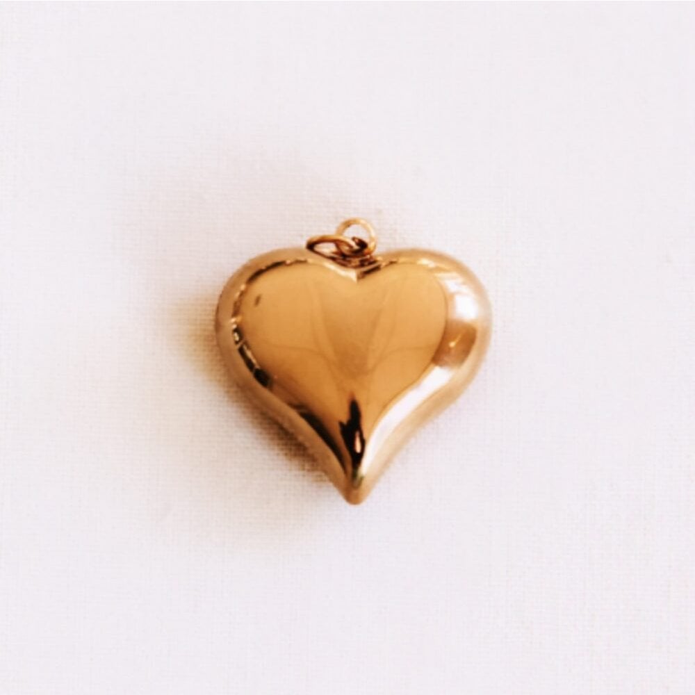 HART bedelhanger - medium - goud - Selva & Co