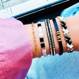 Fine heart chain bracelet - Selva & Co