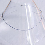 Stainless steel small twisted necklace – silver - Selva & Co