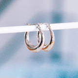 Roestvrijstalen creool 19mm – zilver - Selva & Co