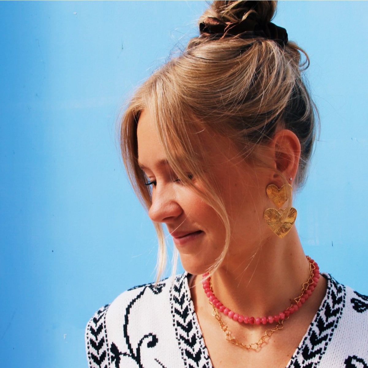 Oval linked necklace - Selva & Co