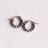 RVS creool 14mm"bolletjes" - zilver - EA505 - Selva & Co