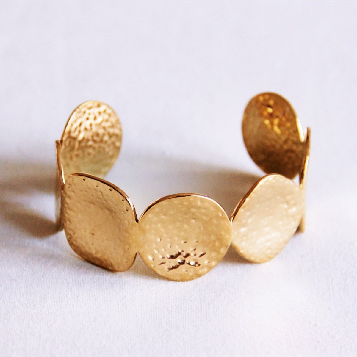 Bangle circles & squares 'bumped' - Selva & Co