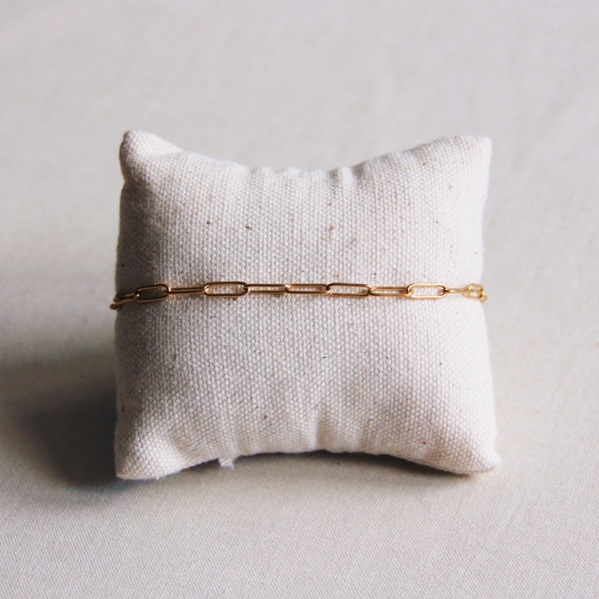 SA808 - Steel D-chain bracelet - gold - Selva & Co