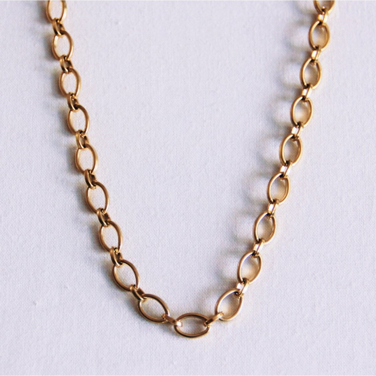 Oval linked necklace - Selva & Co