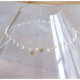 Daisy flower necklace - white/yellow - FI101 - Selva & Co