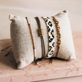 Weaving bracelet leopard - Selva & Co