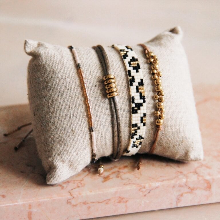 Weaving bracelet leopard - Selva & Co