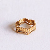Barokstijl ring - goud - Selva & Co
