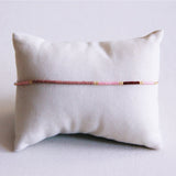Miyuki bracelet color blocking - lilac/taupe/bordeaux - Selva & Co