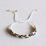 Weaving bracelet leopard - Selva & Co
