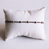 Edelsteen miyuki- armband – bruin - Selva & Co