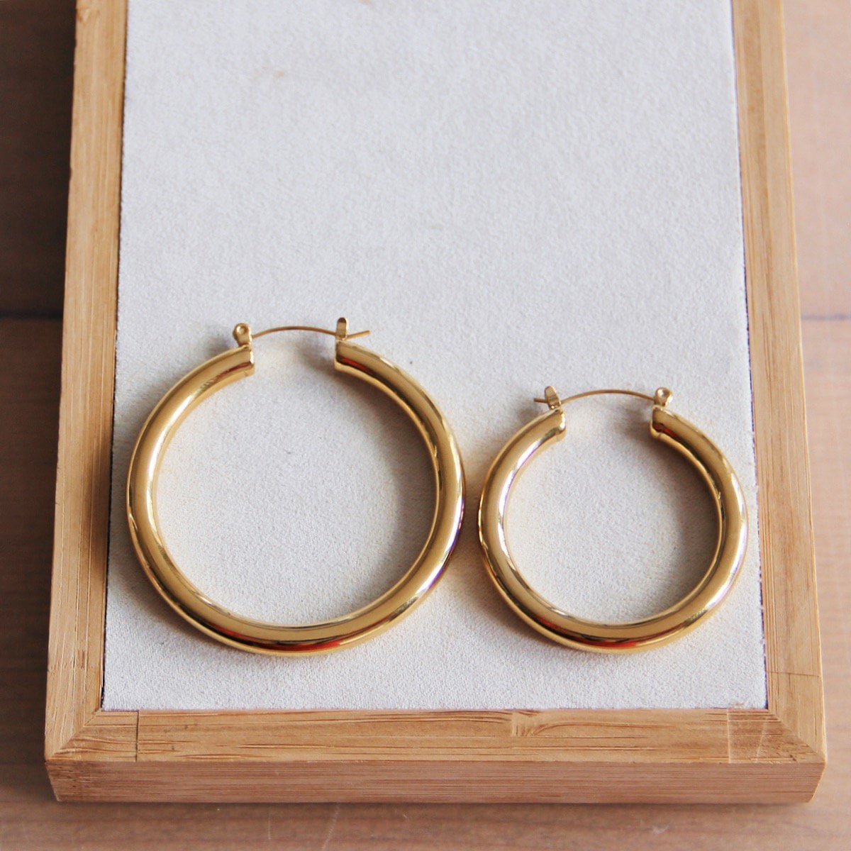 RVS maxi 40mm – goud - Selva & Co