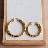 RVS maxi 40mm – goud - Selva & Co