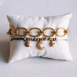 Linked oval bracelet - Selva & Co