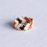 Tilabead ring - nude shades - Selva & Co