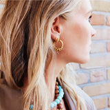 Stainless steel 'bold' earrings - Selva & Co
