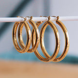 RVS maxi 40mm – goud - Selva & Co
