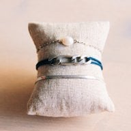 Platte slangenarmband - zilver - Selva & Co
