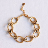 Linked oval bracelet - Selva & Co