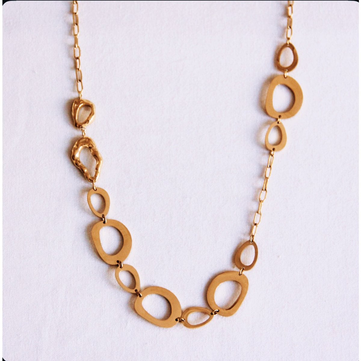 Lange D-ketting met grote schakels - Selva & Co