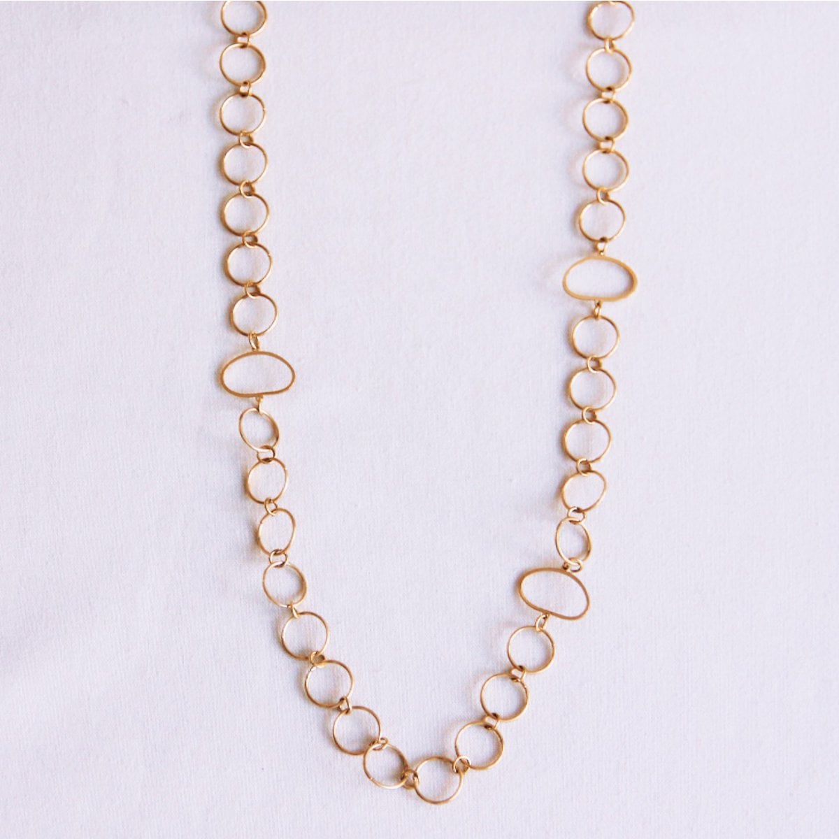 Long necklace 'circles' - Selva & Co