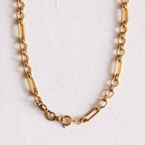 Short chain choker with round clasp - Selva & Co