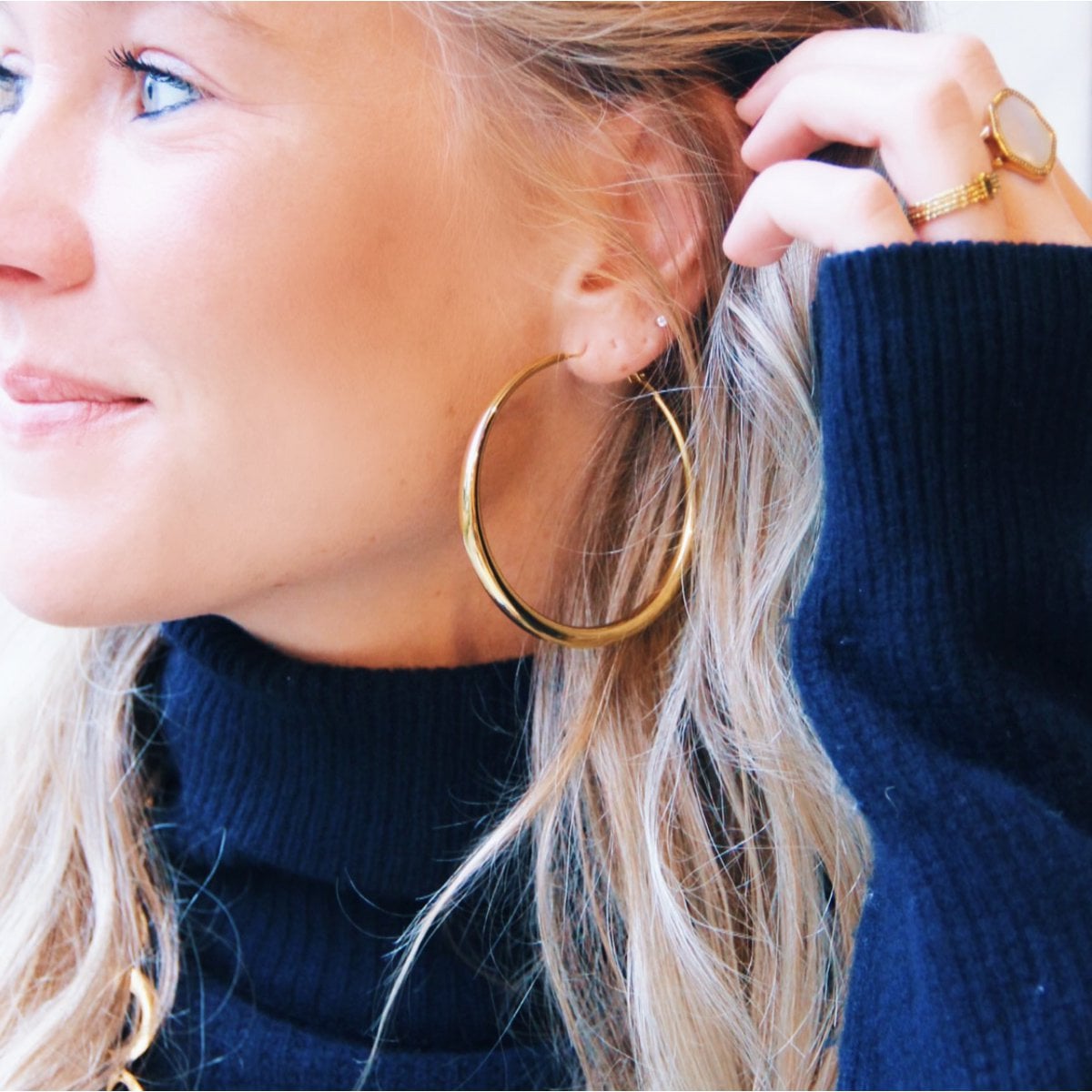 Bold Earrings '60mm' - Selva & Co