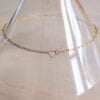 RVS D-ketting met open hartsluiting - goud - Selva & Co