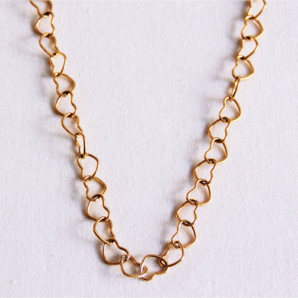 Linked hearts necklace - Selva & Co