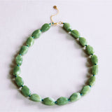 Kralenketting 'nugget' groot - groen - Selva & Co
