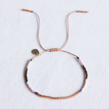 FW106 - Miyuki bracelet cognac / nude - Selva & Co