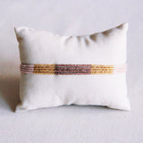 Viervoudige miyuki armband - naakt/taupe/goud verguld - Selva & Co