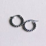 Roestvrijstalen creolen 20mm balletjes – zilver - Selva & Co